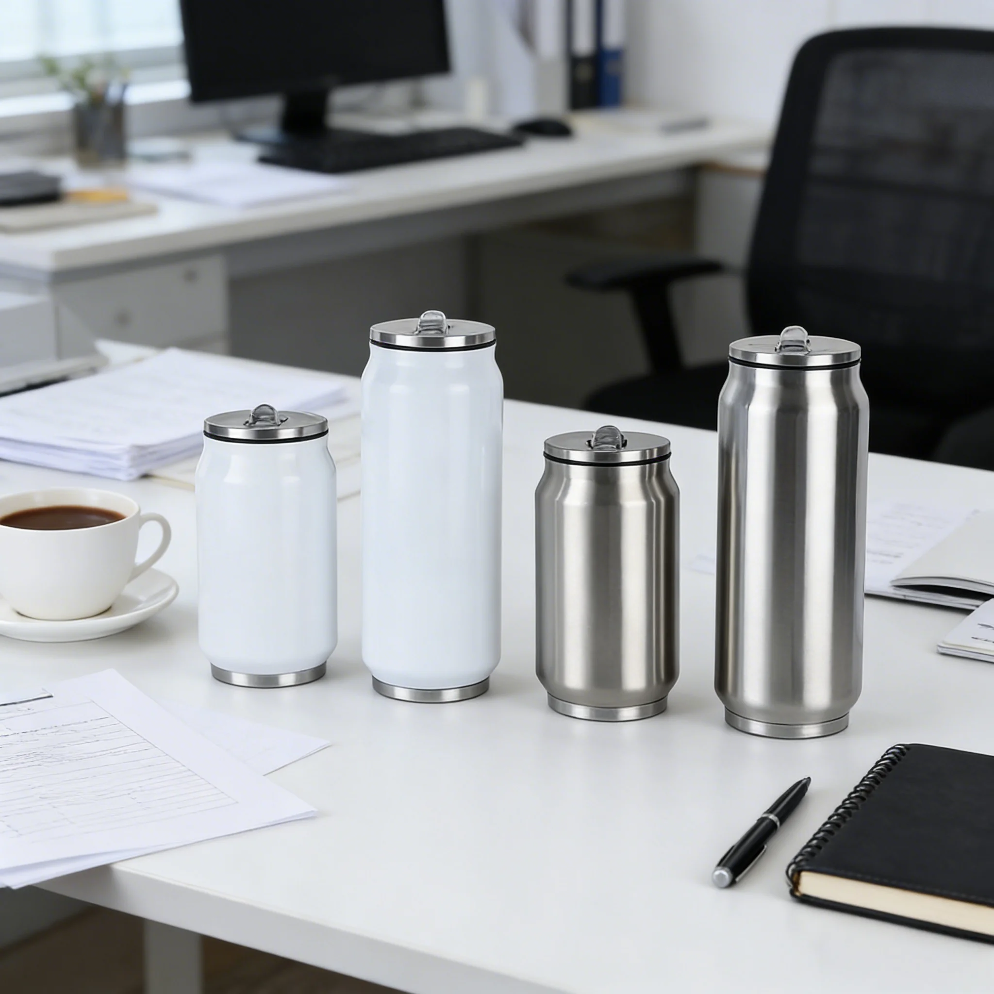 Portable 350/500ML Cola Can Insulated Thermos Mug Stainless Steel Vacuum Bottle Keep Water Cold Can Sle Student Cola Cup Gift