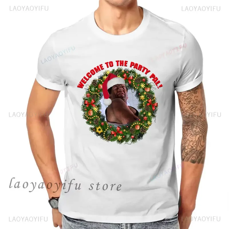 Christmas Party 1988 Bruce Willis Graphic Tshirt Die Hard Movie T-Shirt Unisex Funny Tees Male 90s Nostalgia Cotton Streetwear