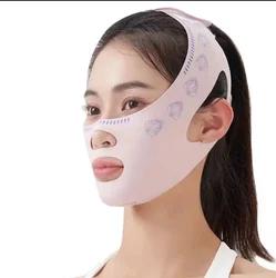 Bandage de soins du visage respirant en V, 1 pièce, bande qualifiée ale, joue, lifting, anti déformable, masque facial fin, double ruisseau, saillant