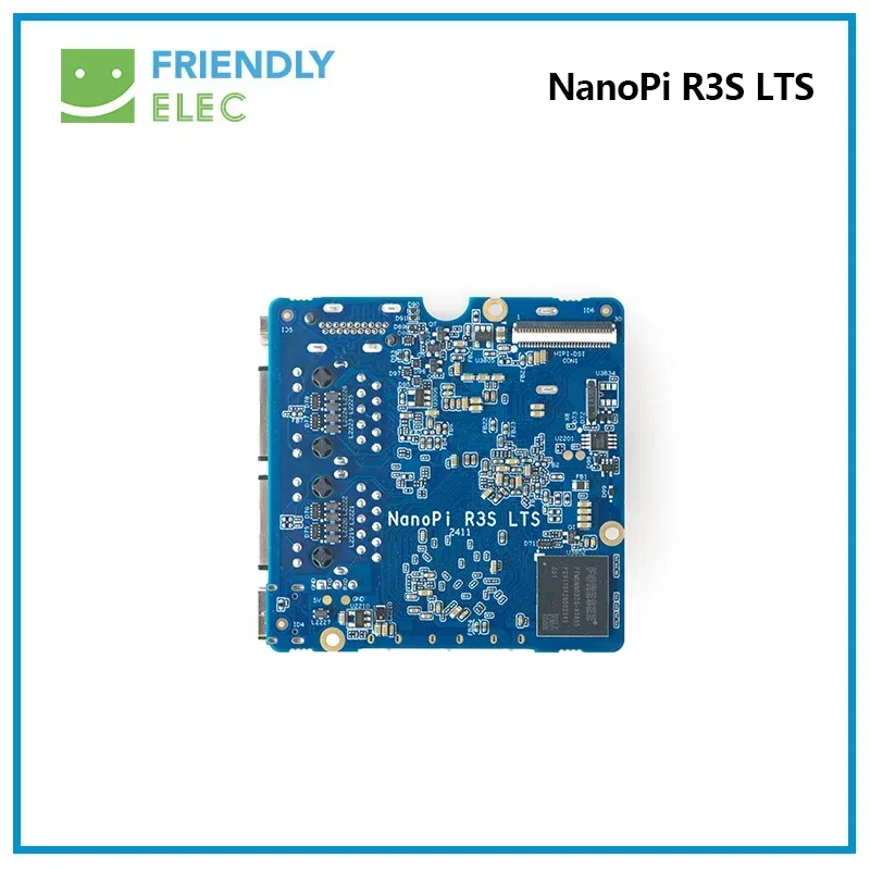 NanoPi R3S-LTS Rockchip RK3566 | 1GB/2GB RAM+0GB/32GB EMMC | Dual Gbps Ethernet Port CNC Metal Case 1GB/2GB RAM + 0GB/32GB EMMC image 4