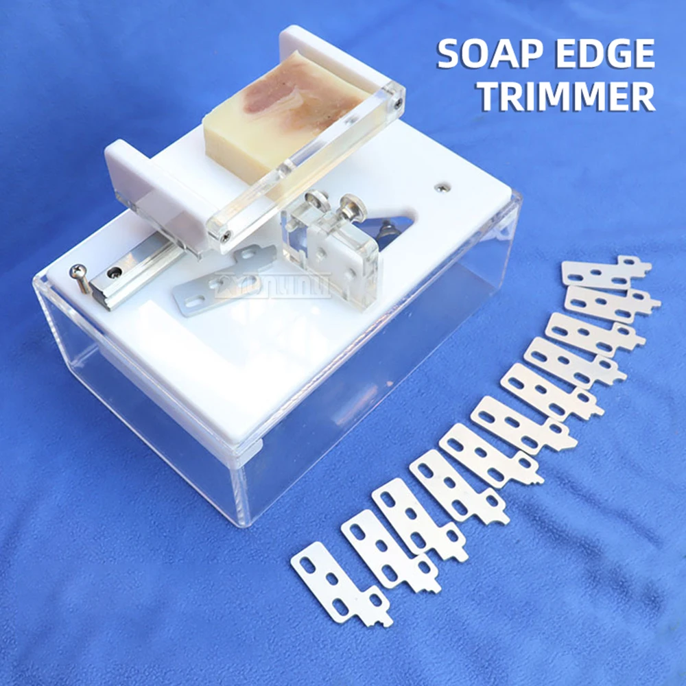 

DIY Soap Edge Trimmer, 20+ Patterns Round/Flower Shape Beveling Tool, Soap Decorating Mold Set