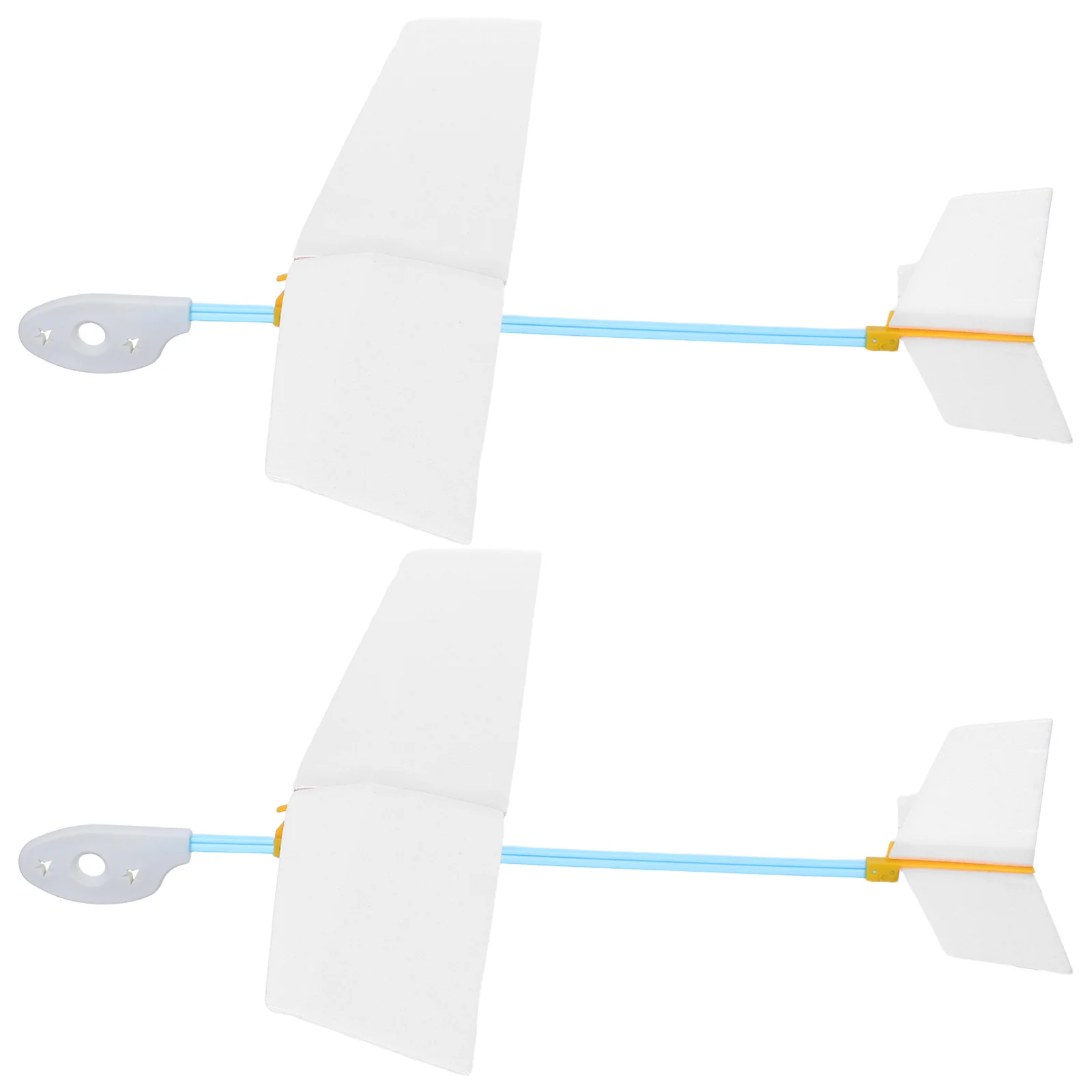 

2pcs Wooden Glider Plane Kit Diy Aircraft For Kids Aviation Science Craft Hand Launch Flying Indoor Outdoor Play Airplane