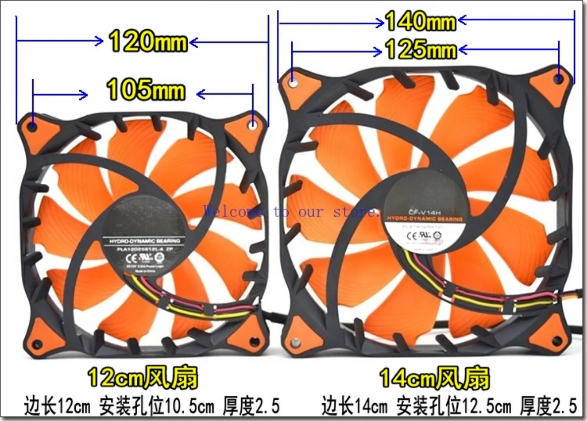 

For COUGAR 12cm Case Fan Silent Desktop Computer 14cm CPU Power Supply Cooling Fan