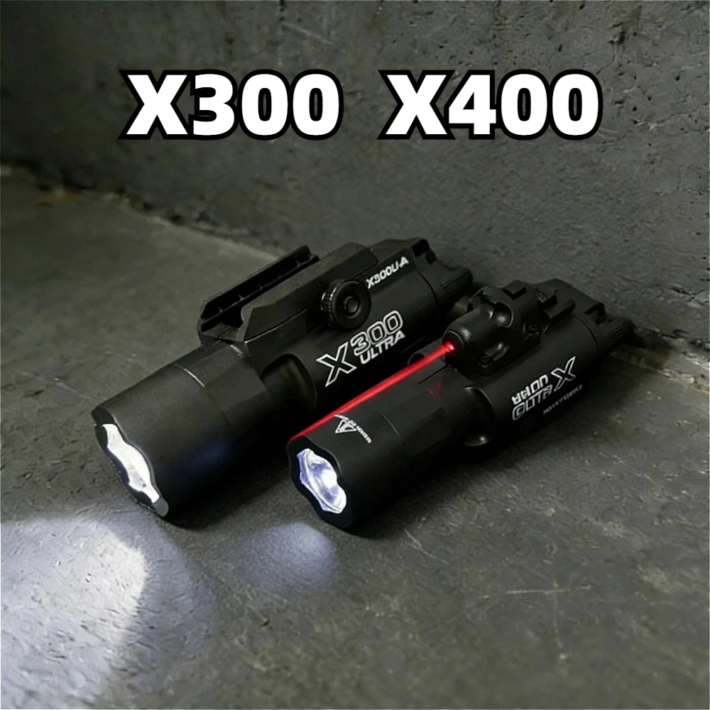 New color x300 x400 toy flashlight 200LM white LED suitable for 20mm track accessories