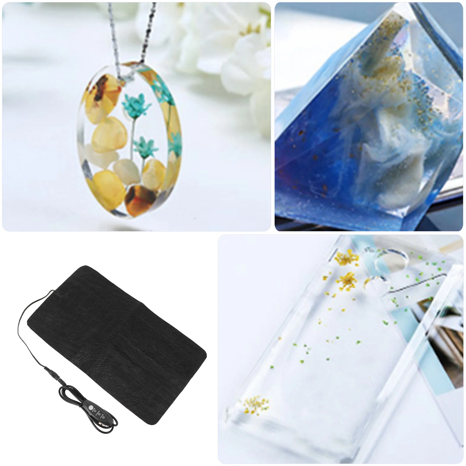 

1Pcs Heating Pad USB Powered Epoxy Resin Curing Mat Efficient Energy Saving Environmental Protection Fast Heat Bubble Reducer