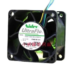 New CPU Cooling Fan NIDEC V60E12BS1B5-07A014 6038 12V 1.60A 6cm Server Computer Fan 60X60X38MM