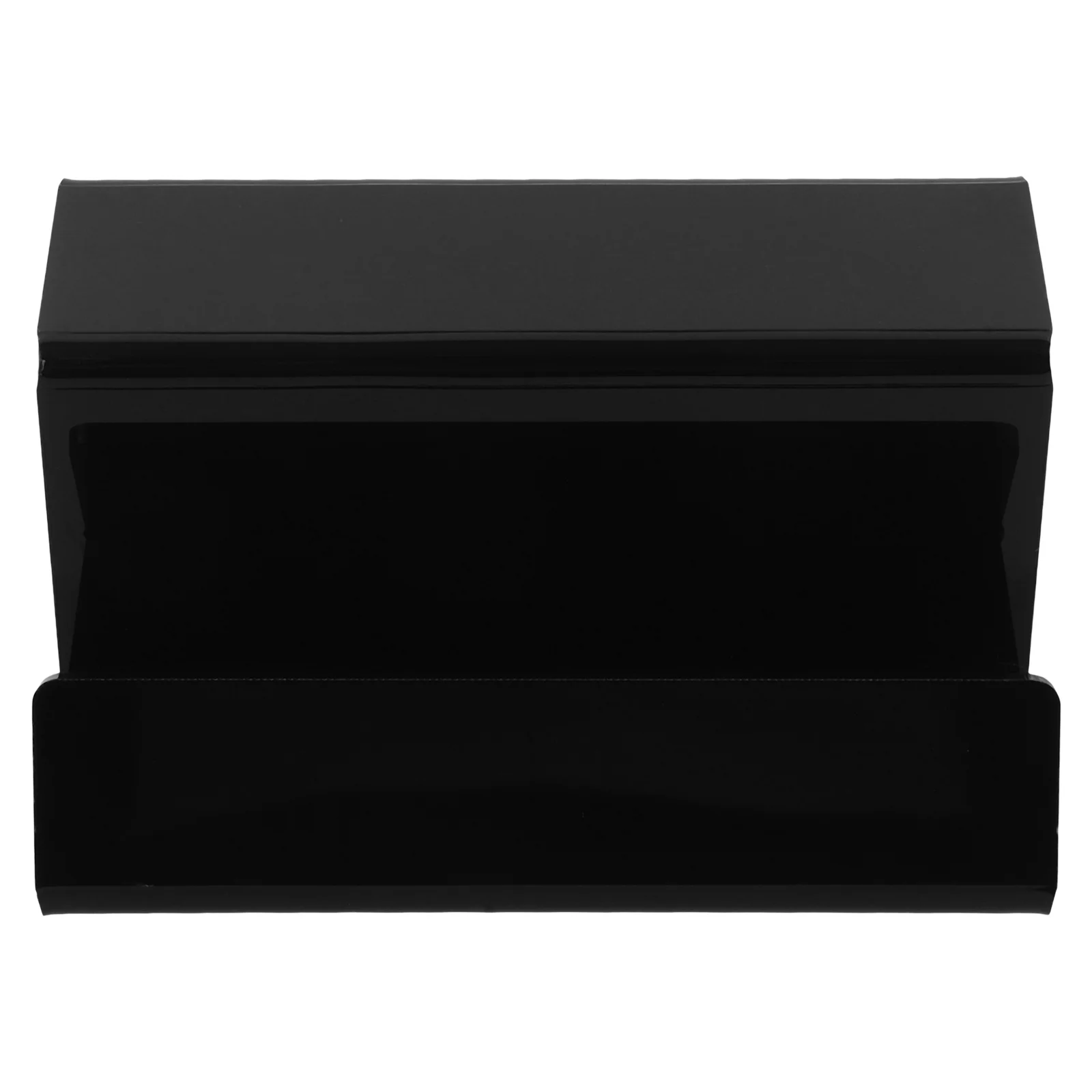 

Vinyl Record Holder Desktop Storage Stand Stable Acrylic Rack for Vinyl Albums Books Magazines Office Desktop Organizer