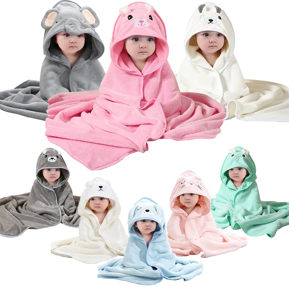 

Cartoon Baby Bath Towel Microfiber Cotton Hooded Beach Towel Newborn Cape Towels Soft Poncho Kids Bathing Stuff Infant Washcloth