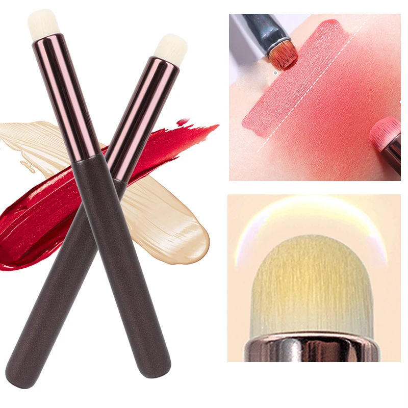 Highquality Multipurpose Lip Brush Portable Dizzy Dye Round Head Lipstick Brush Soft and Fluffy Brush Head Detail Makeup Brushes