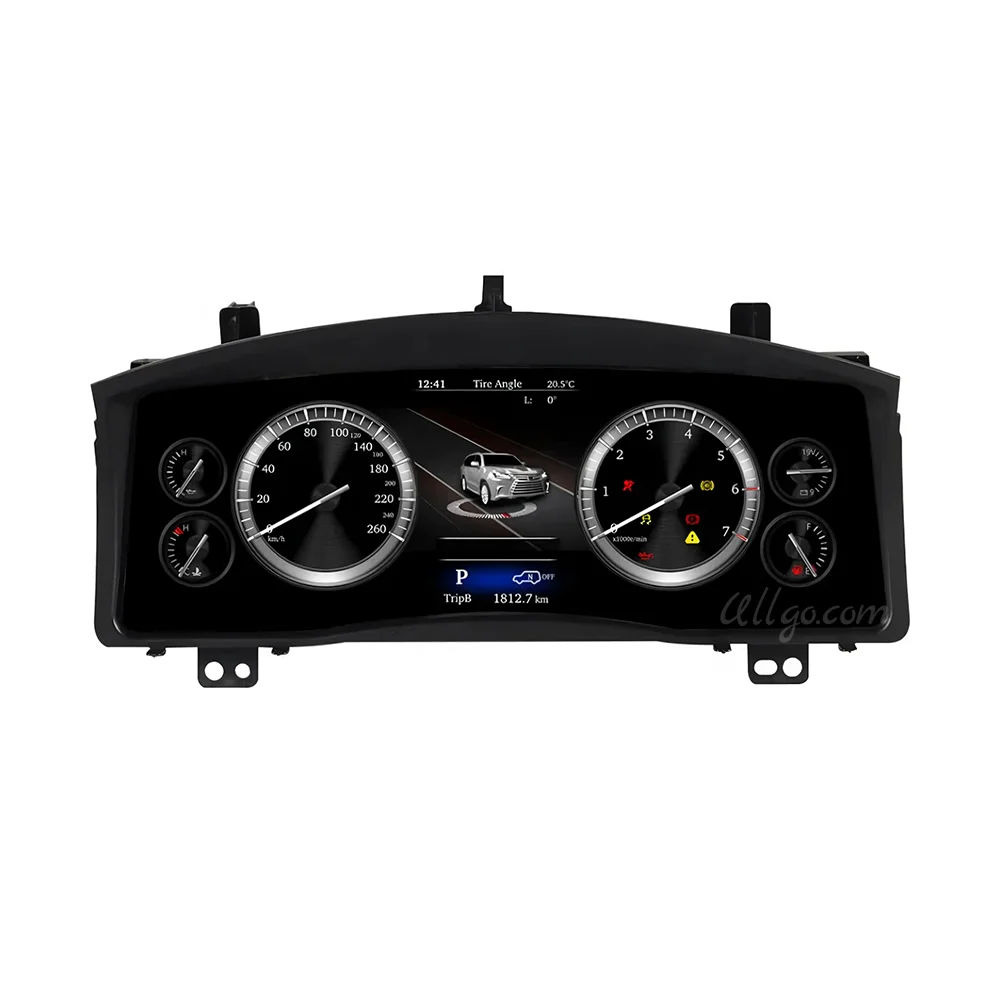 

Digital Instrument Cluster for Lexus LX570 2007-2015 Linux Virtual SpeedOmeter Dashboard Upgrade