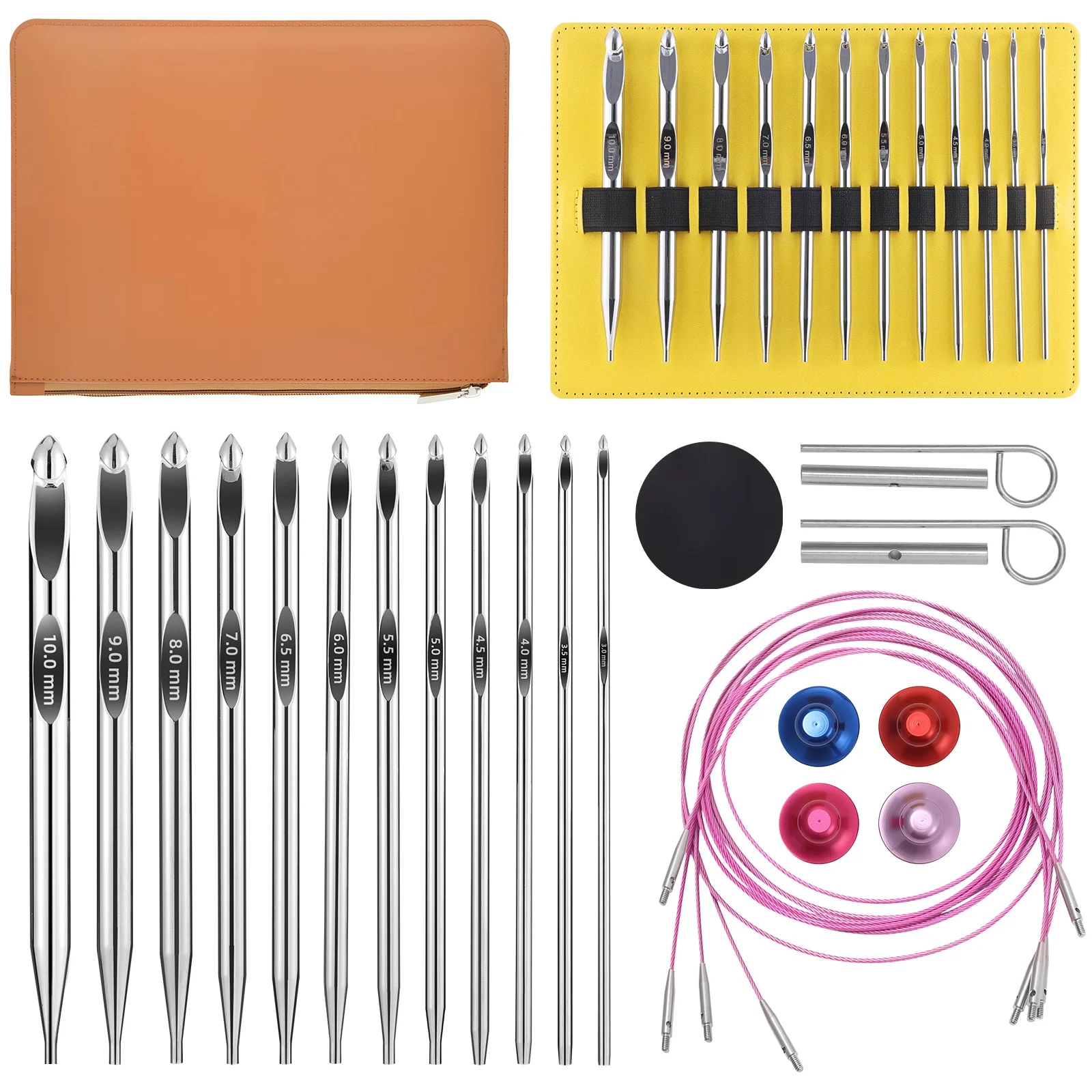 

Тунисский набор крючков для вязания крючком