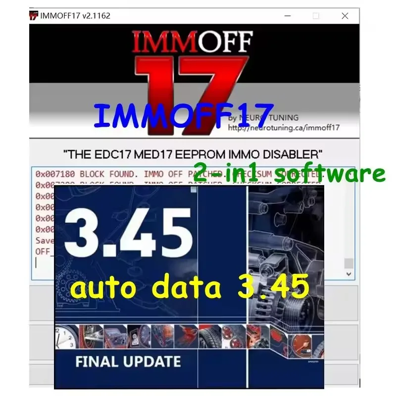 داتاليس أوتوماتيكوس 3.45 برنامج ريبالايلز دي أوتوموفيليز + برنامج iMMOFF17 EDC17 برنامج Immo Off Ecu NEUROTUNING Immoff1 #5