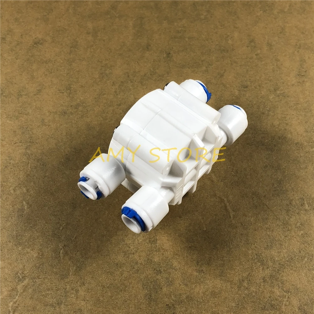 1/4 "Selang Auto Shut Off 4 Katup Jalan Cepat Koneksi Pas Akuarium RO Filter Air Reverse Osmosis System