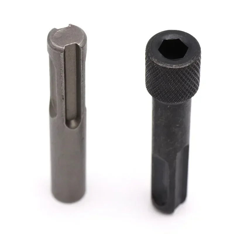 1/2pcs Hexagon Screwdriver Shank Adapter Drill Bit 1/4 Inch Magnetic SDS Internal Hexagonal Extension Sleeve Batch Head Adapter