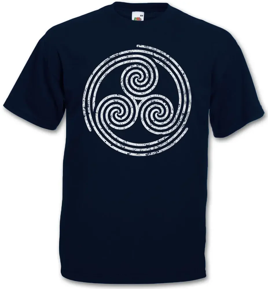 TRISKELION SYMBOL II T-SHIRT Nordic  Knot Larp Shirt  Unisex T-shirts for Men Women Summer