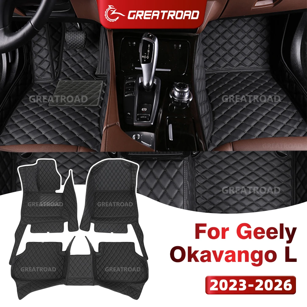 

GREATROAD For Geely Okavango L (6/7-Seat) 2023-2026 Custom Car Floor Mat Auto Carpet Cover Interior Accessories