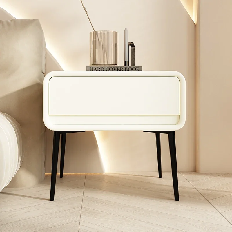 

Cabinet Storage Cute Bedside Table Headboard Bedroom Bookcase Drawers Nightstand Room Nordic Wood Coffee Muebles Furniture