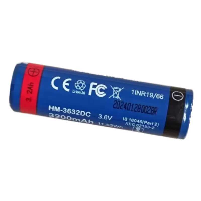 New HM-3633DC 3.6V 3200mAh High quality Battery for Hikmicro HM-3633DC 18650 3.6V GQ35L Thermal Imager Battery