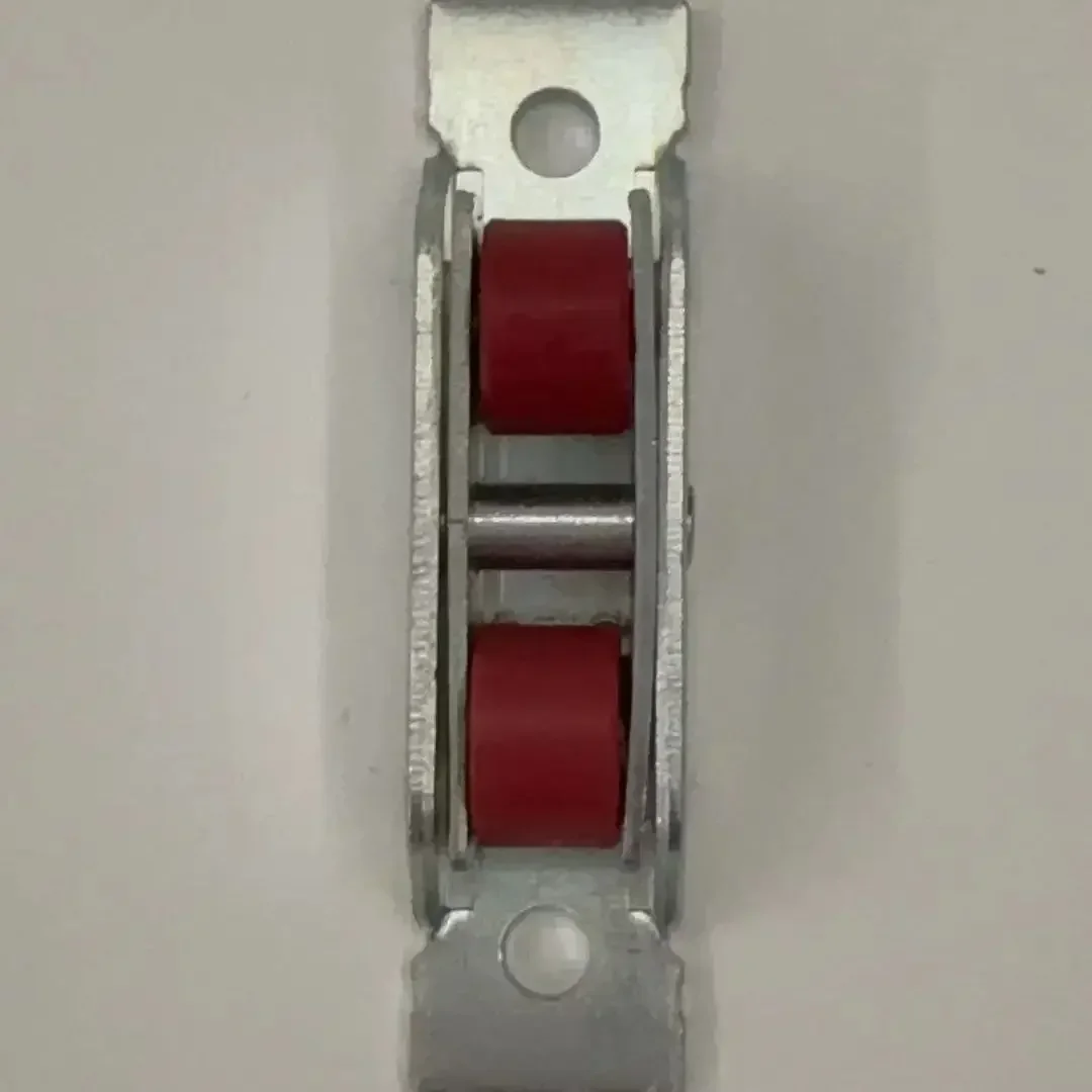 مجموعة أسطوانة باب الفناء المنزلقة مكونة من 4 قطع، مجموعة أسطوانة عجلة تحمل من النايلون المعدني للأبواب والنوافذ الزجاجية