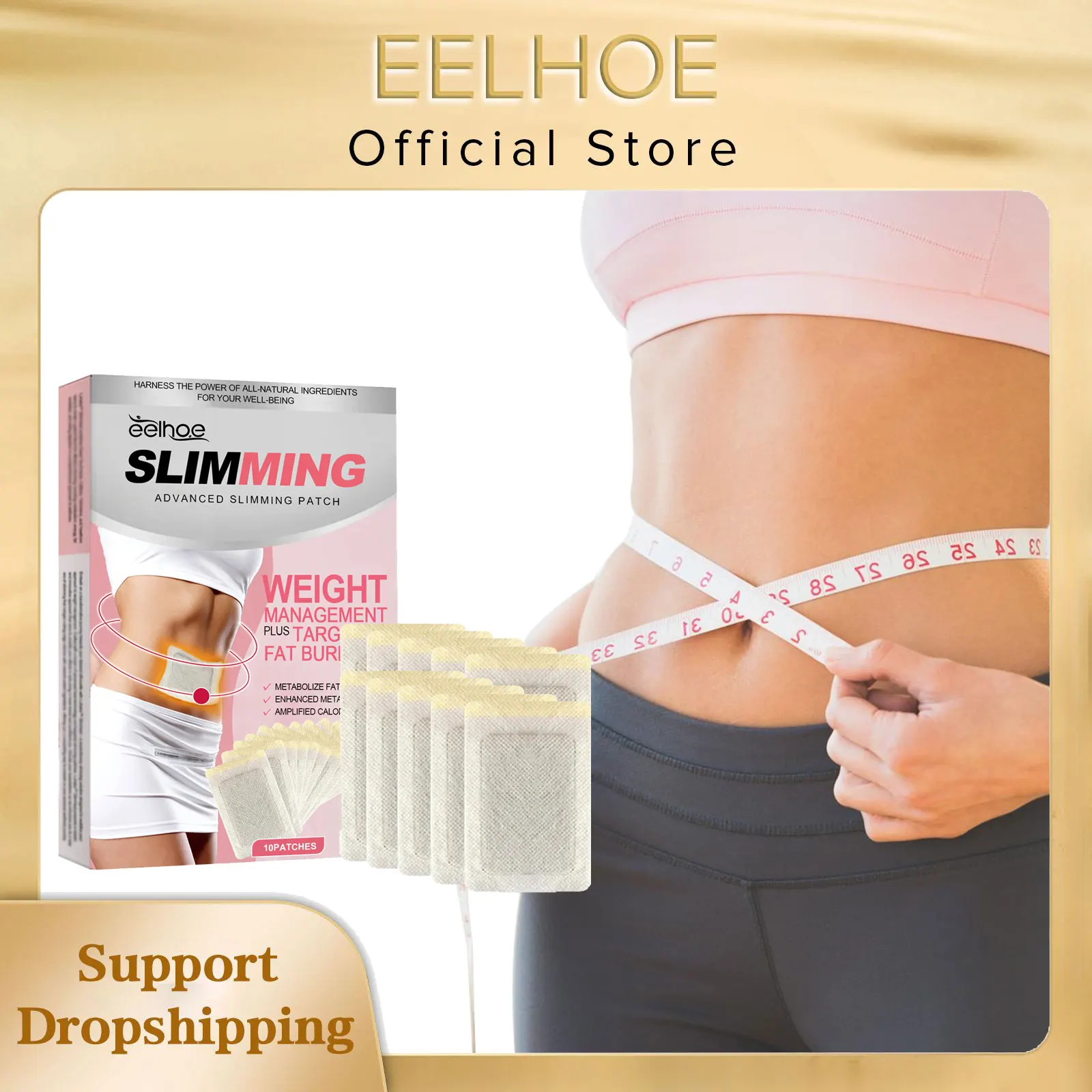 EELHOE Belly Slimming Patch Weight Loss Detox Abdominal Navel Burn Anti Celulite Body Fat Removal Care Fast Fat Burning Sticker