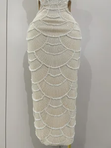 12 최고의 판매 나이지리아 구슬 가운 - №9