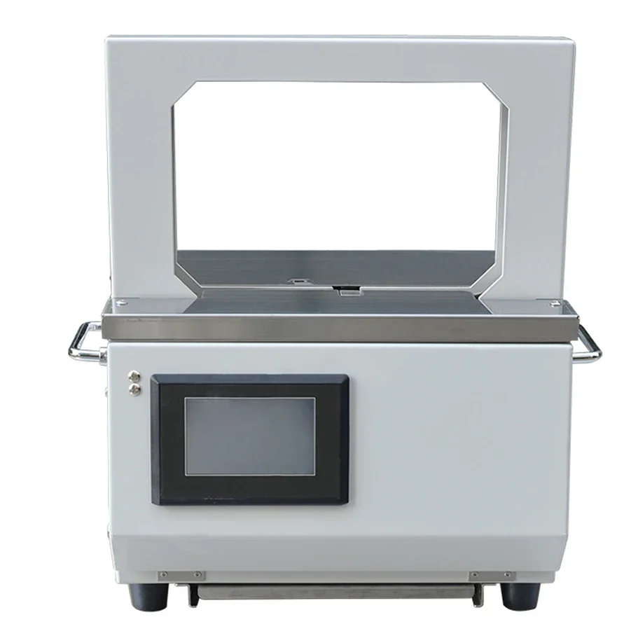 

Mini Desktop Opp Film and Paper Strap Currency Banding Machine for Home, Supermarket