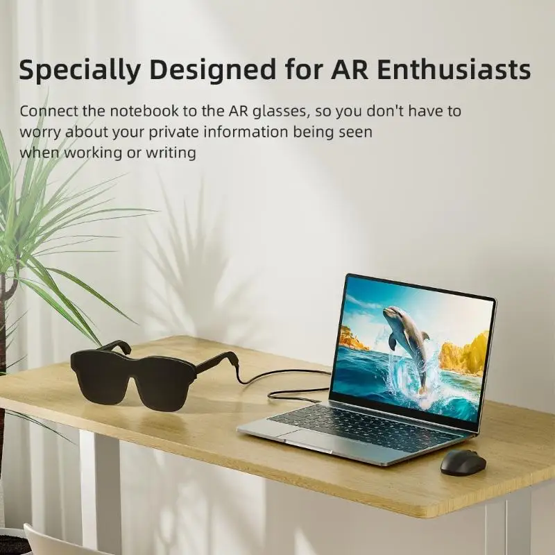 USB 3.2 Cable Fast Speed For AR Headsets Glasses 10Gbps Data Transfer PD65W Fast Charging 1m 2m