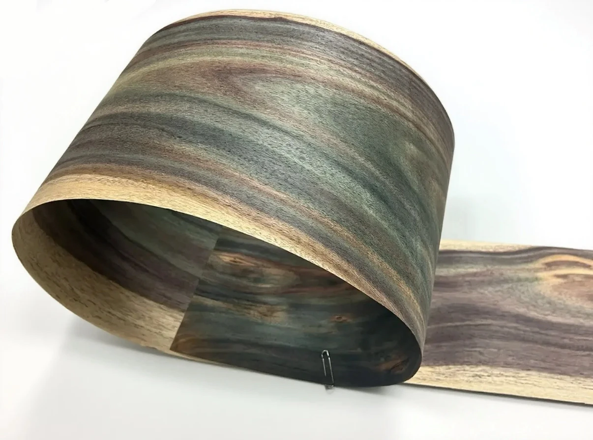 0.5 مللي متر قشرة خشبية سميكة طبيعية ورقة خشب الورد معقود البلوط الحور العقدة أحسب خشب القيقب القشرة الغيتار المتكلم القشرة الزخرفية #5