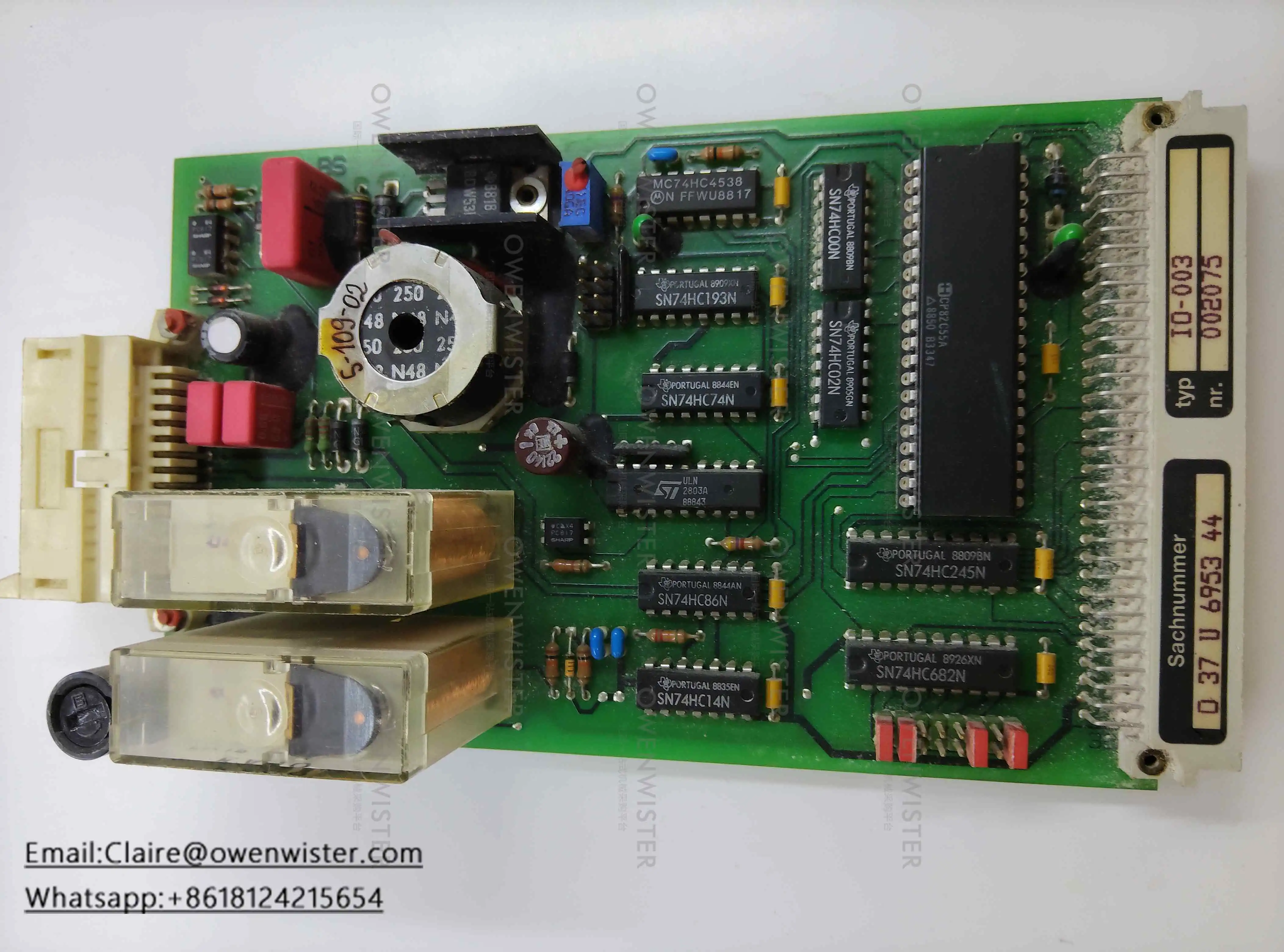 Original circuit board IO-003 O 37 U 6953 44 electronic card suitable for Roland 800 R800 printer machine printing spare part