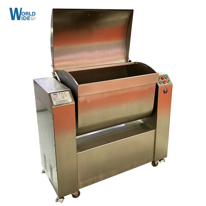 GOOPIKK Commercial Dough Mixer 75KG Kneading Capacity Pizza Bread Dough Mixer Horizontal Mixer Machine For Industrial