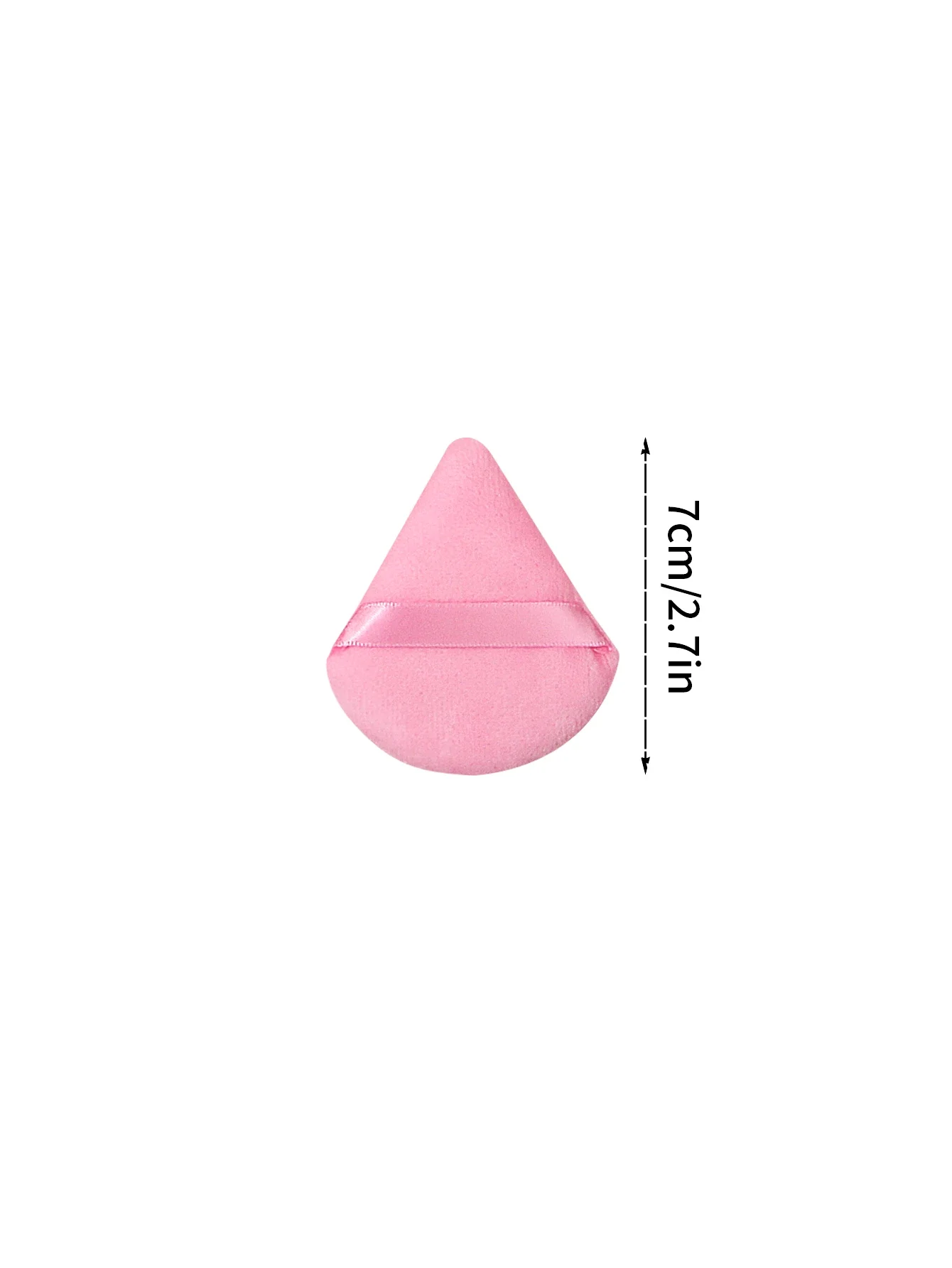 Conjunto de sopro de pó de 15 unidades - Esponja triangular reunida para pó solto/prensado, aplicadores ultrassom macios para rosto e olhos