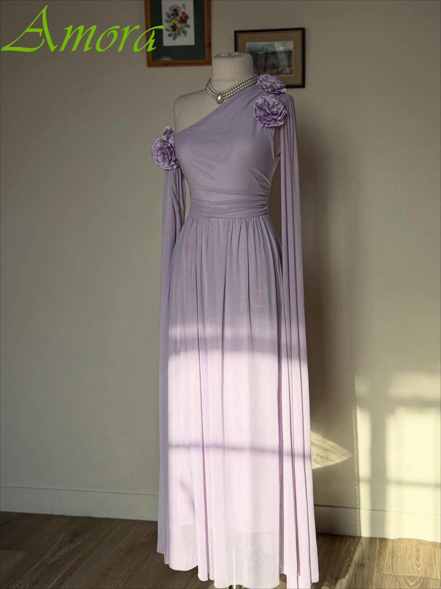 

Customized A-Line Scoop Short Sleeves Formal Elegant Evening Dress Delicate Temperament Celebrity Gowns Fashion Party Dress