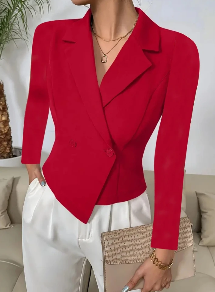 Women's Cardigan 2025 Autumn Winter Latest Design Sense Temperament Short Style Solid Color Small Suit Jacket Coat Open Front