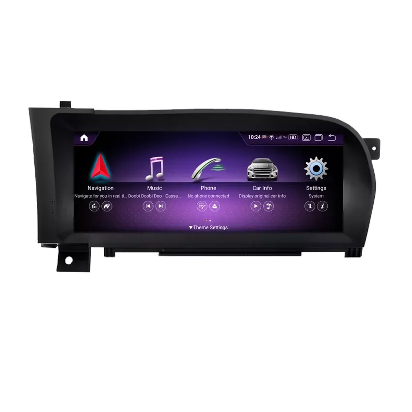 Qualcomm 8 Core CPU 10.25'' Android 13 Radio Car Stereo For Mercedes Benz S Class W221