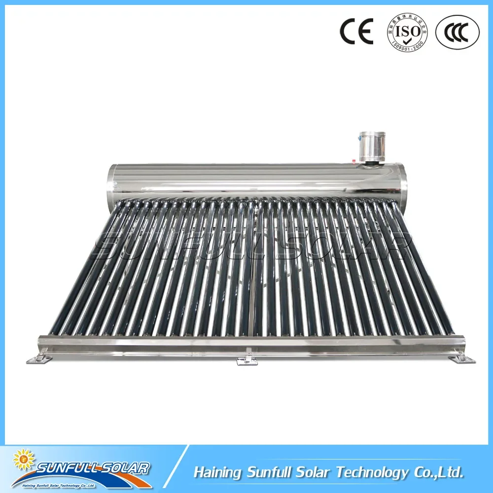 Easy To Use Solar Water Heater Stainless Steel Water Heater Vacuum Tube Solar Collector