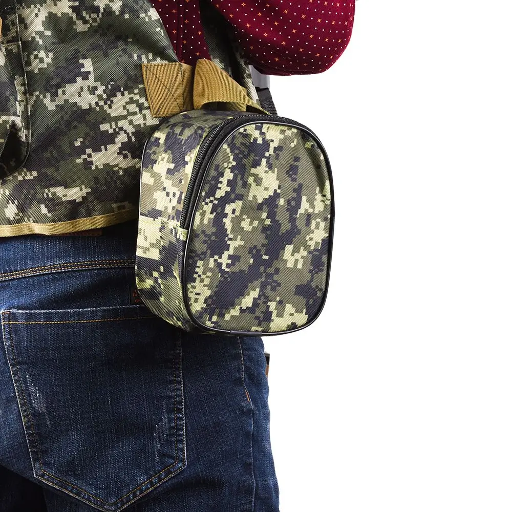 التخييم في الهواء الطلق الرياضة جيب ل طبل/الغزل/طوف التمويه الصيد بكرة حقيبة حقيبة الصيد كيس التخزين واقية #3