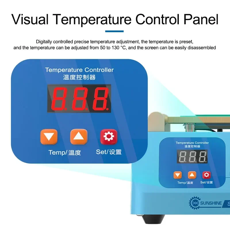 SUNSHINE S-918L / HZY F988 LCD Screen Separator for Mobile Phone Below 8 Inches Super Suction Screen Repair Separation Machine