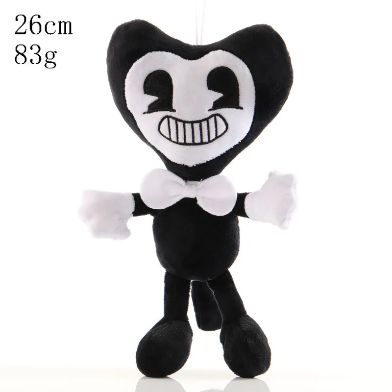 2025 New Thriller Game Bendy and The Ink Bandy and Ink Doll Bandy Dog Girl Plush Doll Birthday Gift Halloween Gift
