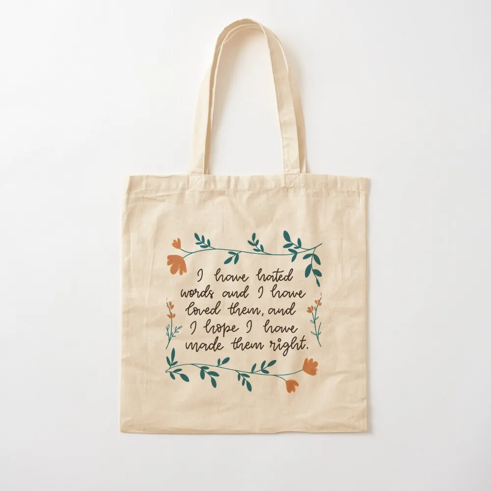 

The Book Thief quote Tote Bag large tote Shopper the personalized Canvas