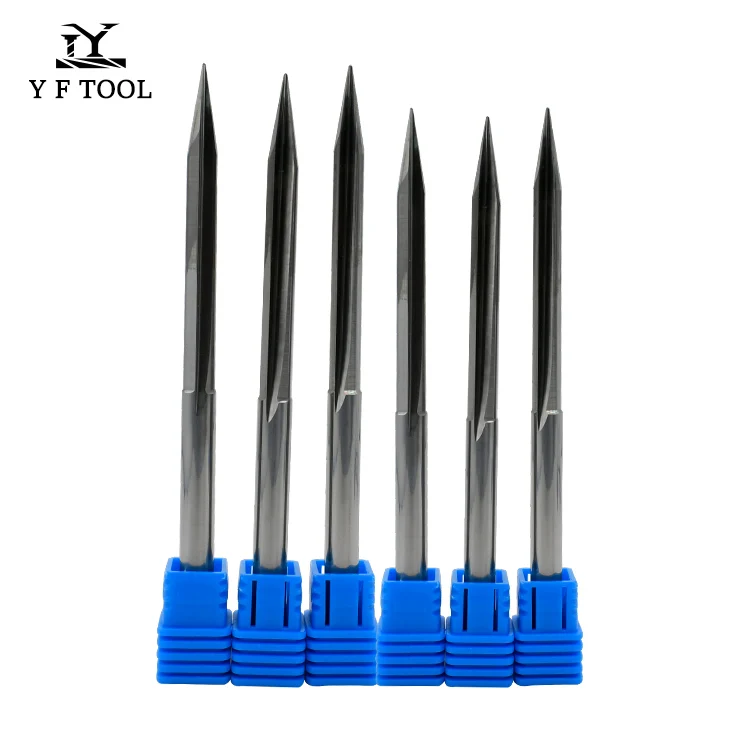 

Double Flute Milling Cutter 2 Flutes Straight Engraving v groove End Mill for Wood Engraving Two Flute v groove Cnc Router Bit