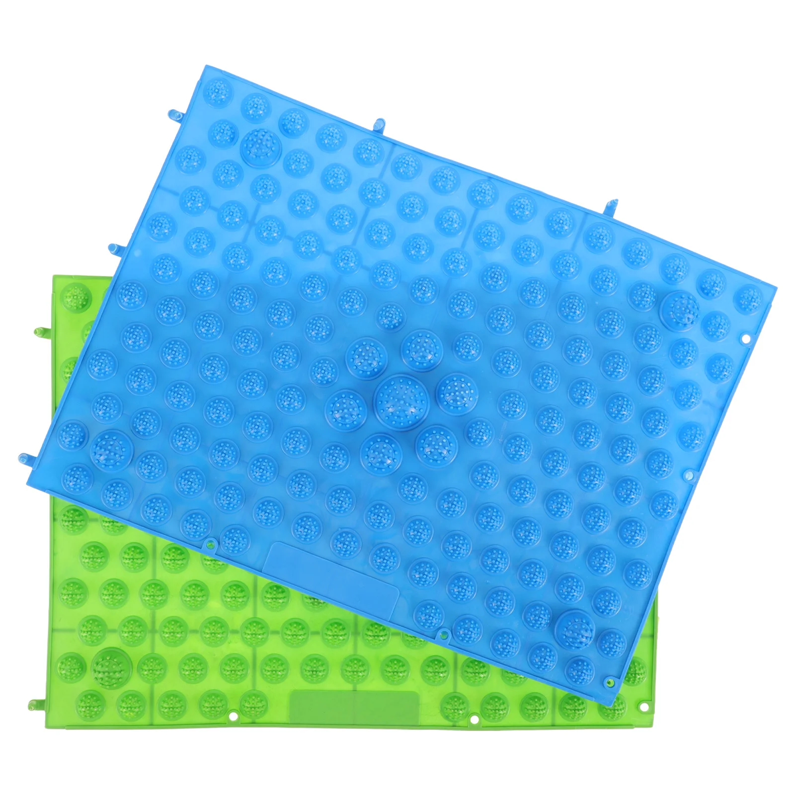 

2Pcs Foot Massage Mats Foldable Tpe Material Foot Sole Acupressure Massage Mat for Pain Relief Fatigue Relaxation