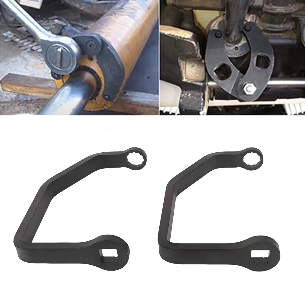 Garage Repair Black Cylinder Head Wrench 14mm 15mm Tool Q235B Steel Ergonomic Grip Optimal Leverage Precision Fit