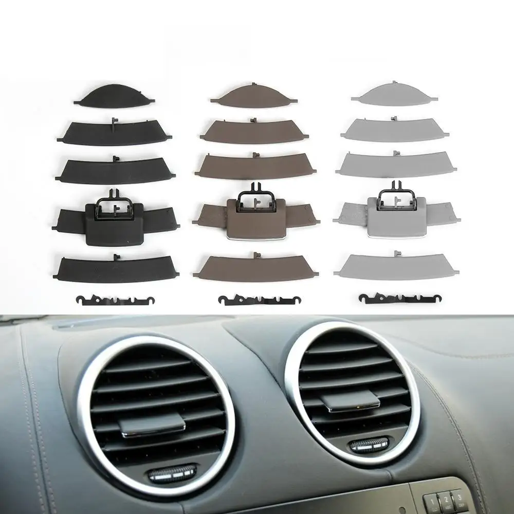 

New 3 Colors Car Central Dashboard AC Vent Grille Panel Cover Kit For Mercedes Benz W164 W292 ML GL Class 1648302154 06-11