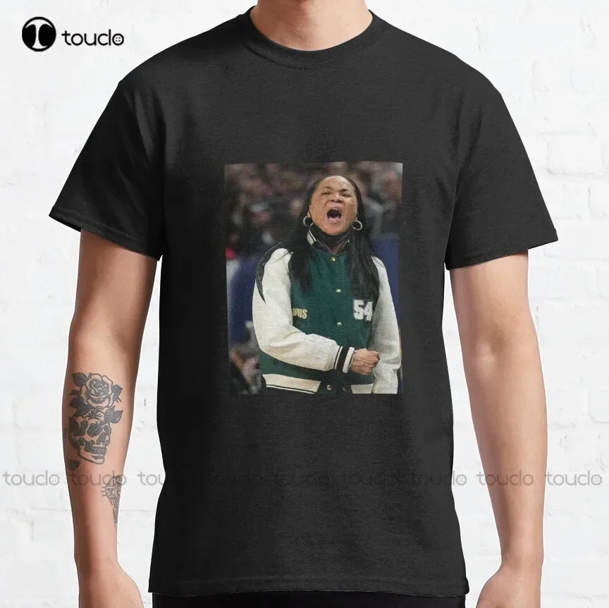 Dawn Staley Wearing Green Jacket Worth... Classic T-Shirt Funny Tshirts Custom Aldult Teen Unisex Digital Printing Tee Shirts