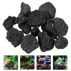 1 Pack of Aquarium Stones Fish Tank Decorations Fish Tank Landscaping Stones Volcanic Rocks Decors