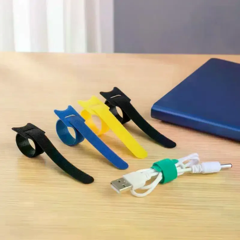 Reusable Hook and Loop Cable Straps 10/30Pcs Multi-Purpose Wire Organizer Fastening Ties For Computer Electronic Cord Managemen