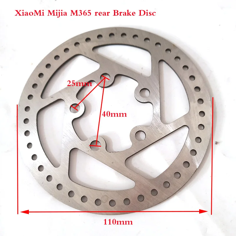 135mm Electric Scooter Brake Pads Disc Rotor With Conversion Mount Adapter For Xiaomi M365 M365PRO Parts Accessories