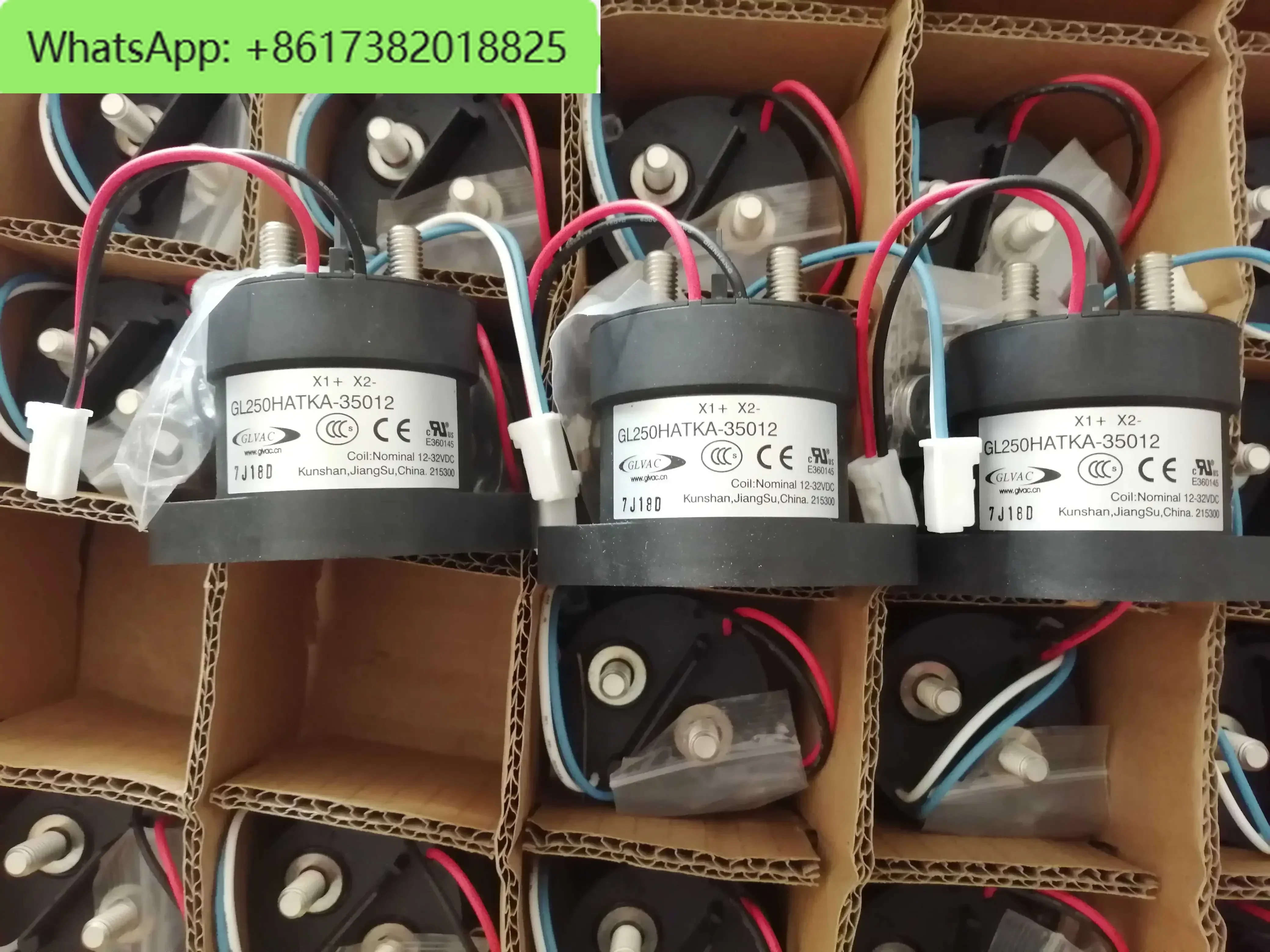 

Guoli 750V250A high voltage DC contactor DC12 32V relay GL250HATKA-35012