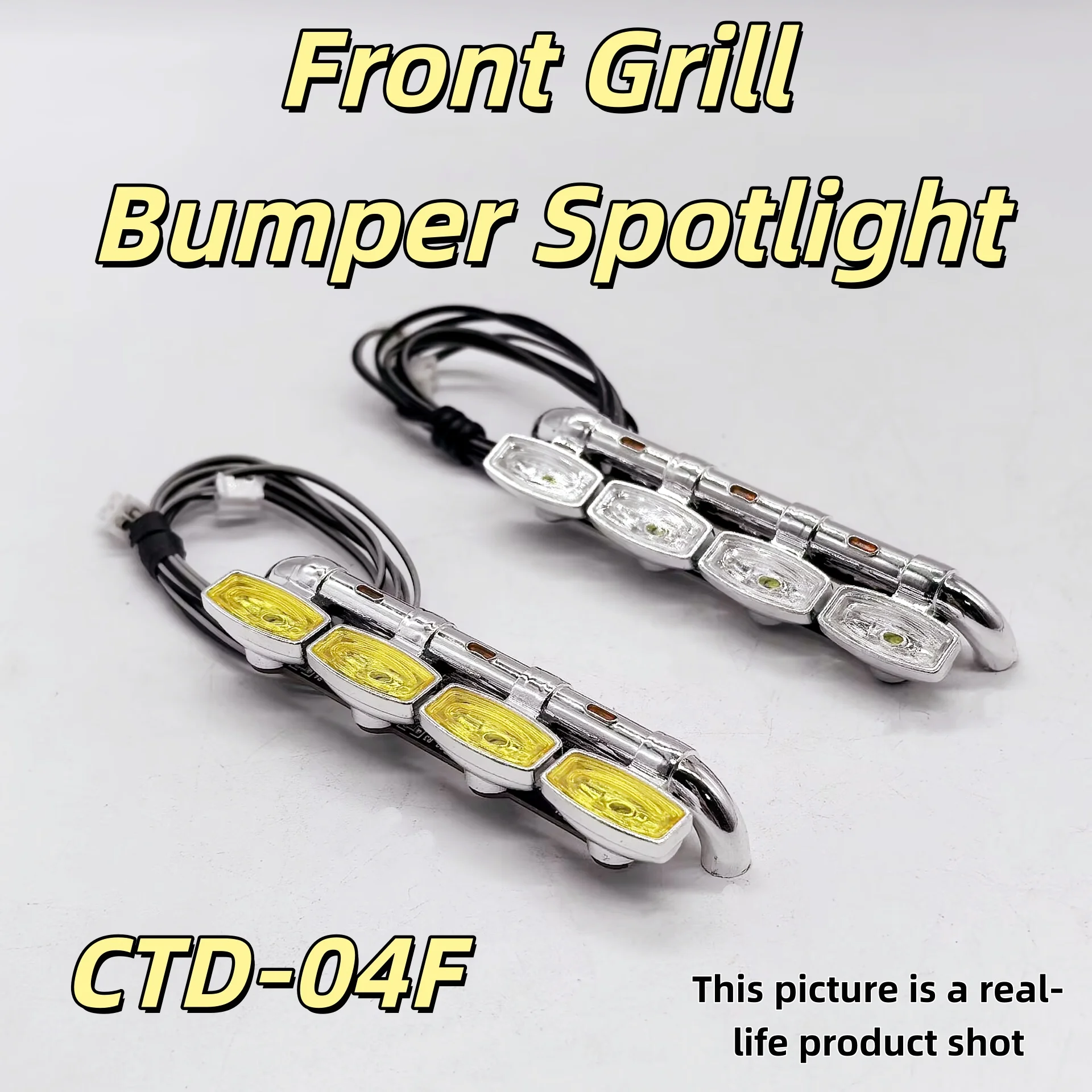 

1 set RC 1:14 Truck Model Front Grill Bumper Spotlight For Tamiya 1/14 RC Tractor Truck for SCANIA 770S 56368 Parts Accessories