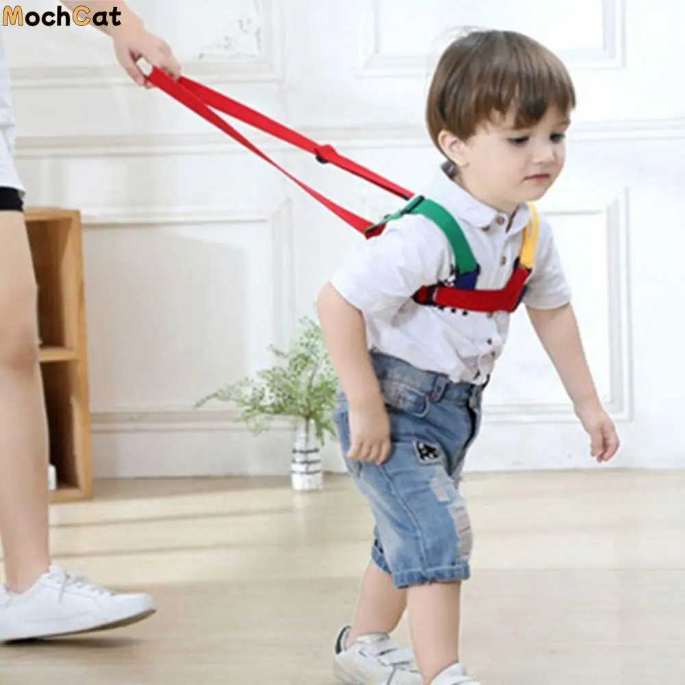 

Contrast Color Long Belt Multi-function Kids Walker Assistant Strap Child Leashes Baby Walker Safety Helper Toddlers Harness